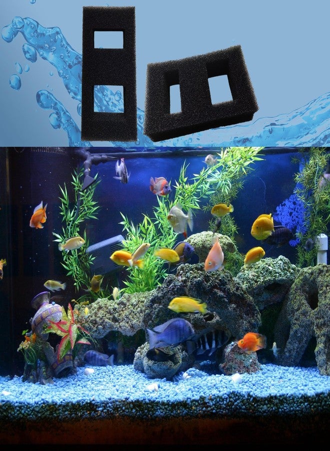 Qzbhct 4 Pcs Foam Filter Pads for Fluval SPEC Aquarium Bio Sponge Replacement Fish Tank Aquarium - Image 3